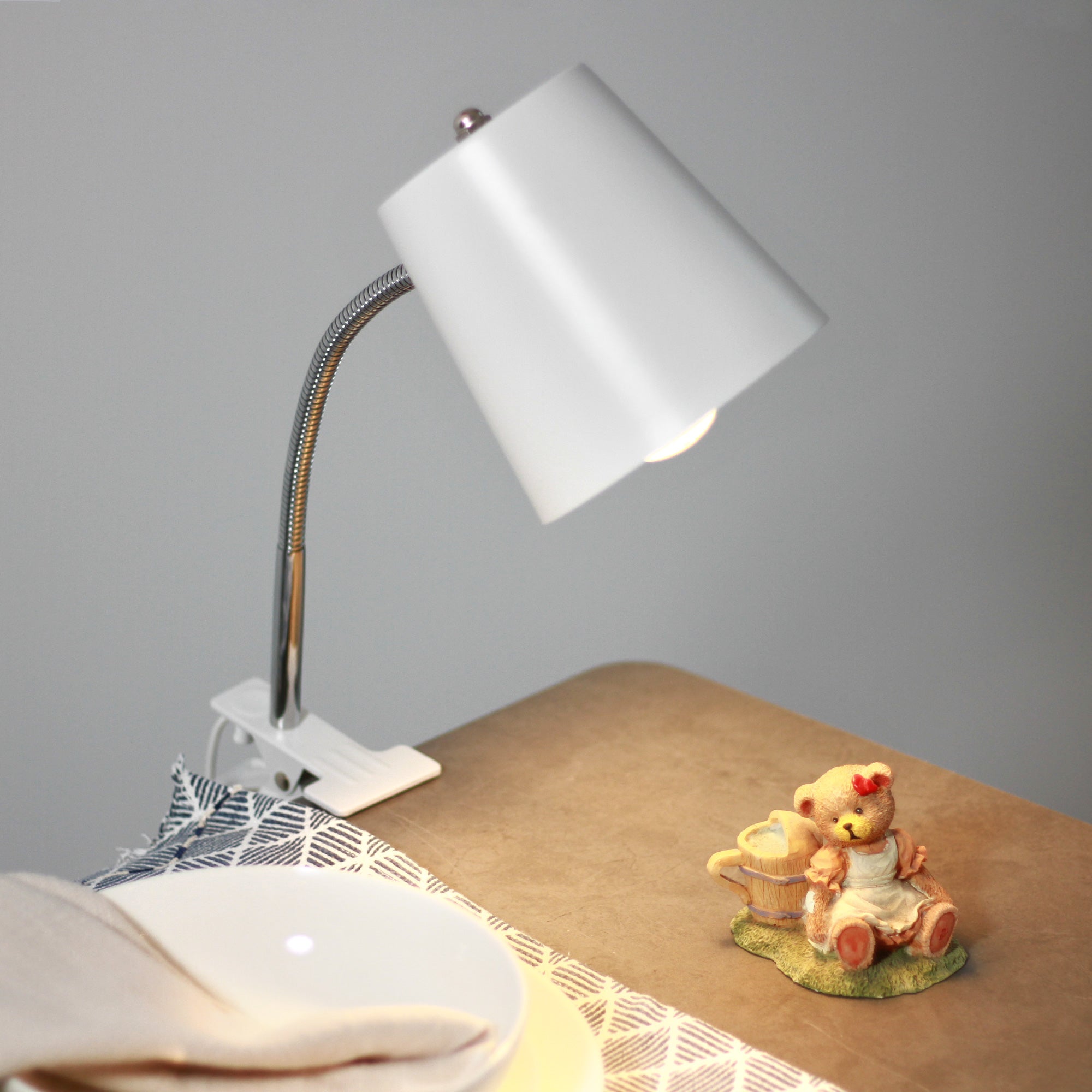 Elegant Ellie Table Lamp - White