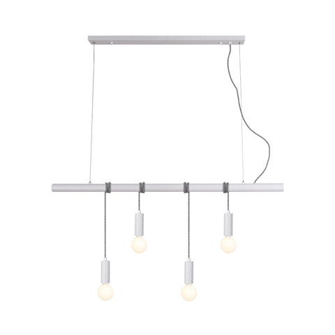 Sleek Bikkel 4-Light Pendant Light - White