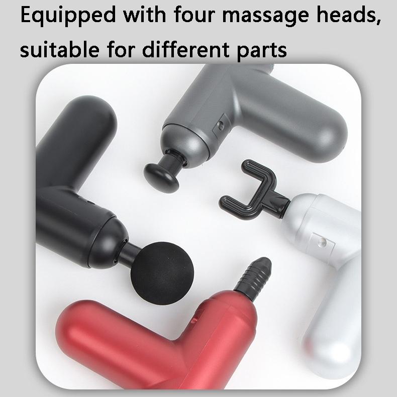 Black Mini Vibrating Fascia Massage Gun