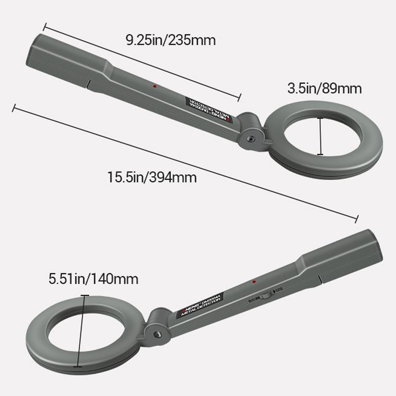 High-Precision Handheld Metal Detector For Airport Scanning