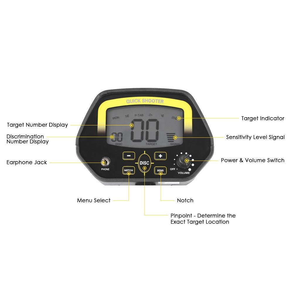 3.1 Lcd Underground Metal Detector - Compact & Accurate