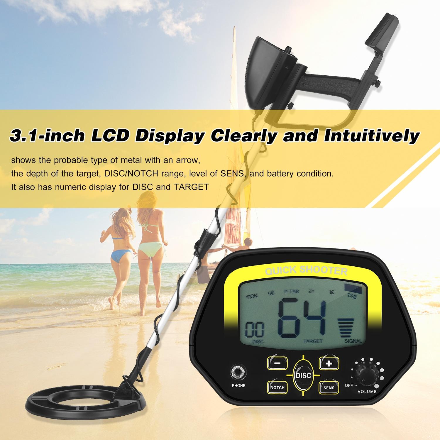 3.1 Lcd Underground Metal Detector - Compact & Accurate