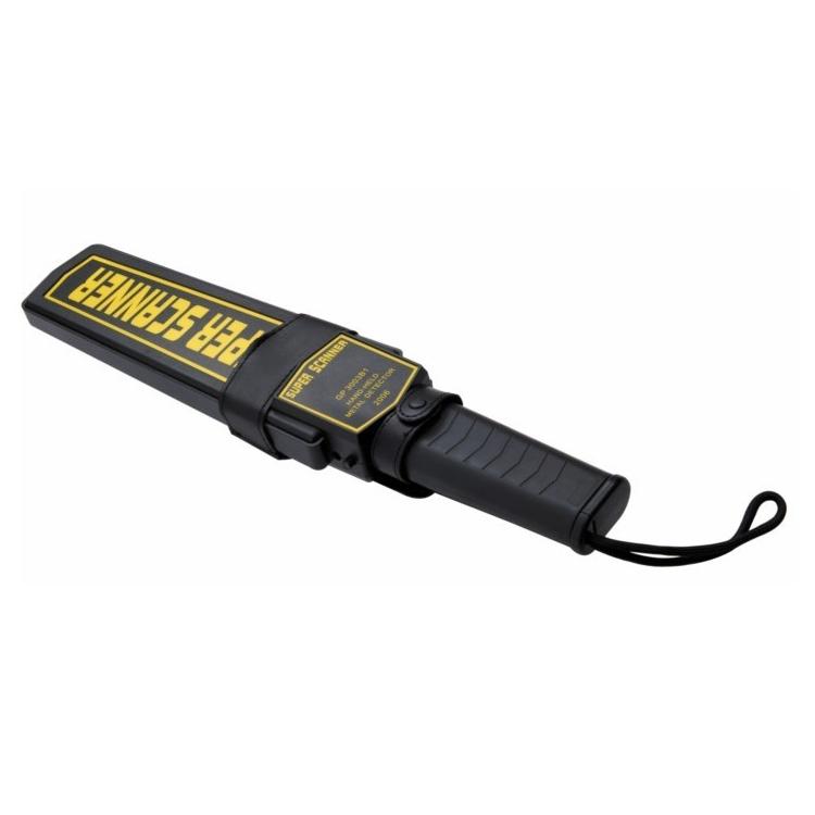 Hand-Held Portable Metal Detector - Black