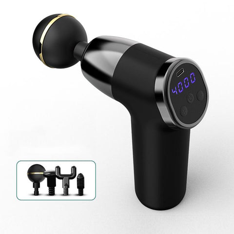 20-Speed Electric Shock Muscle Massage Gun With Lcd