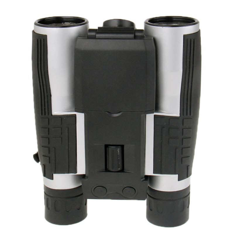 Black Digital Camera Binoculars - 12X Zoom 5MP with LCD Screen