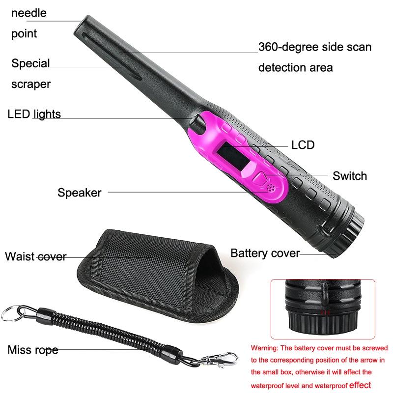 Compact Handheld Metal Detector - Outdoor Treasure Hunting