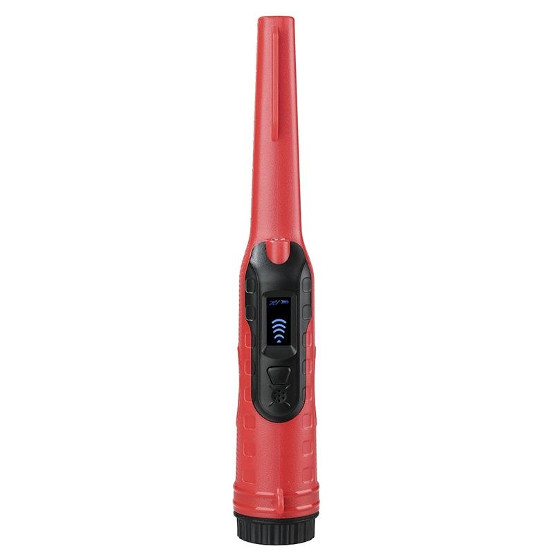 Compact Handheld Metal Detector - Red & Black