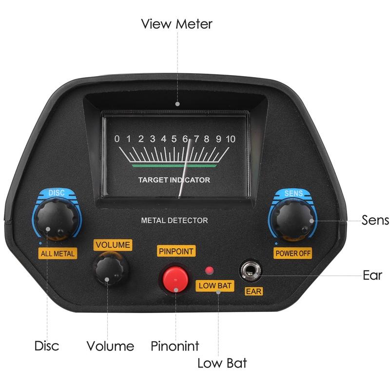 Outdoor Metal Detection Equipment - Accurate Positioning - Black