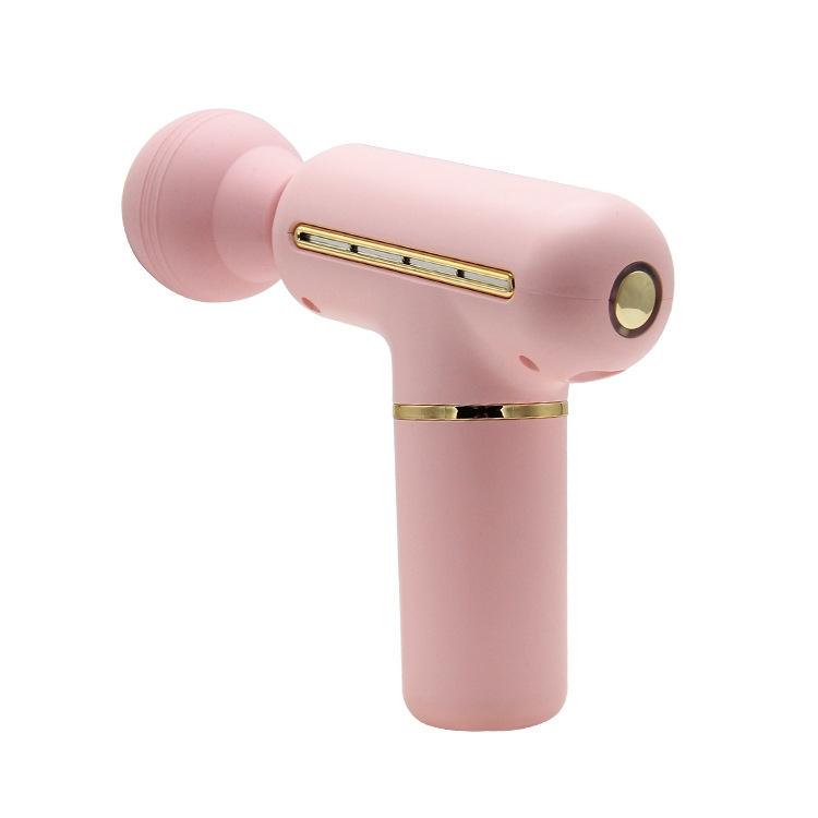 Portable Handheld Massage Gun For Muscle Relaxation - Pink