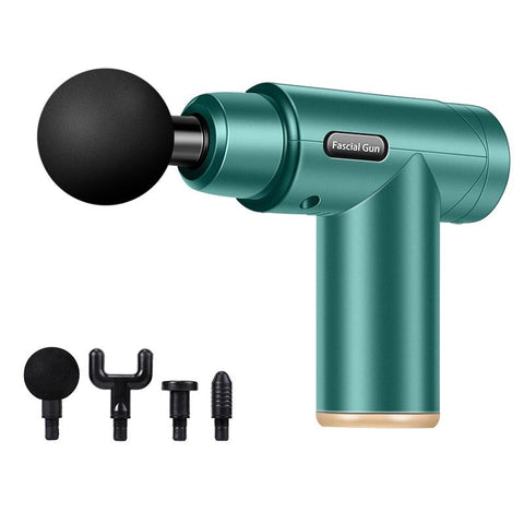 Dark Green Mini Massage Gun - Deep Tissue Muscle Relief