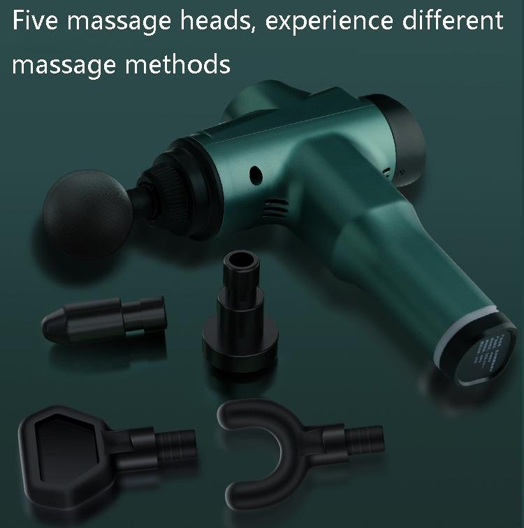 12-Gear Portable Massage Gun for Muscle Relief - Black