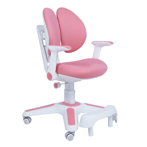 Kids Ergonomic Study Desk & Chair Set - Blue/Pink