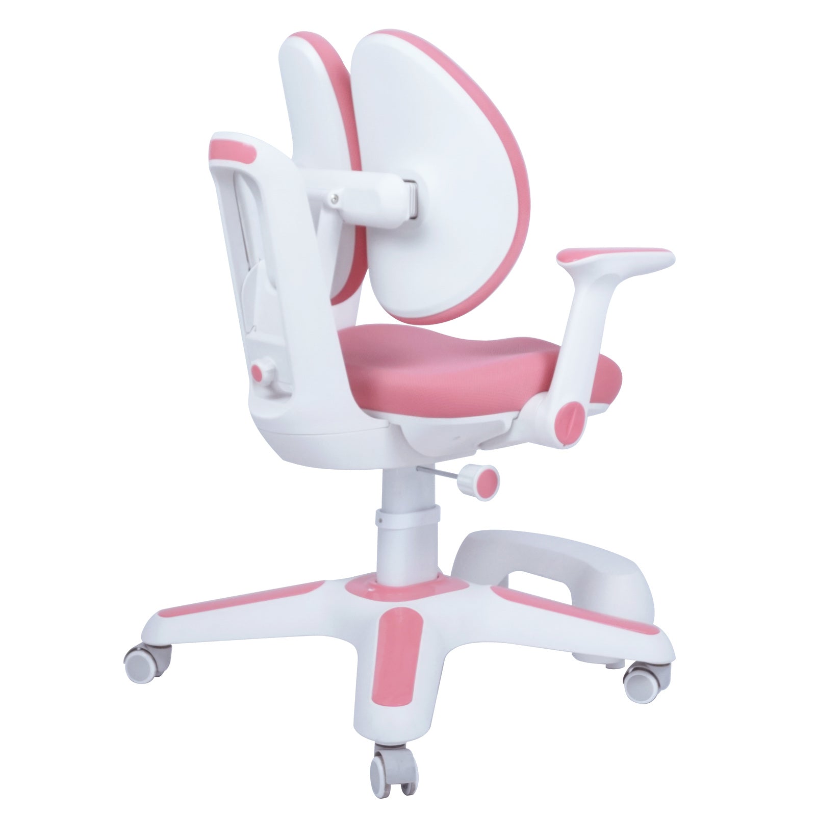 Kids Ergonomic Study Desk & Chair Set - Blue/Pink