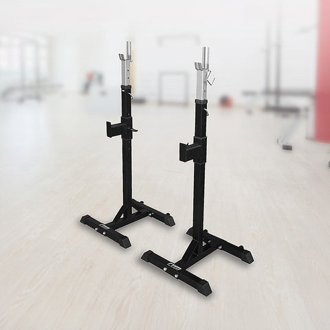 Heavy-Duty Squat Rack with Barbell Holder