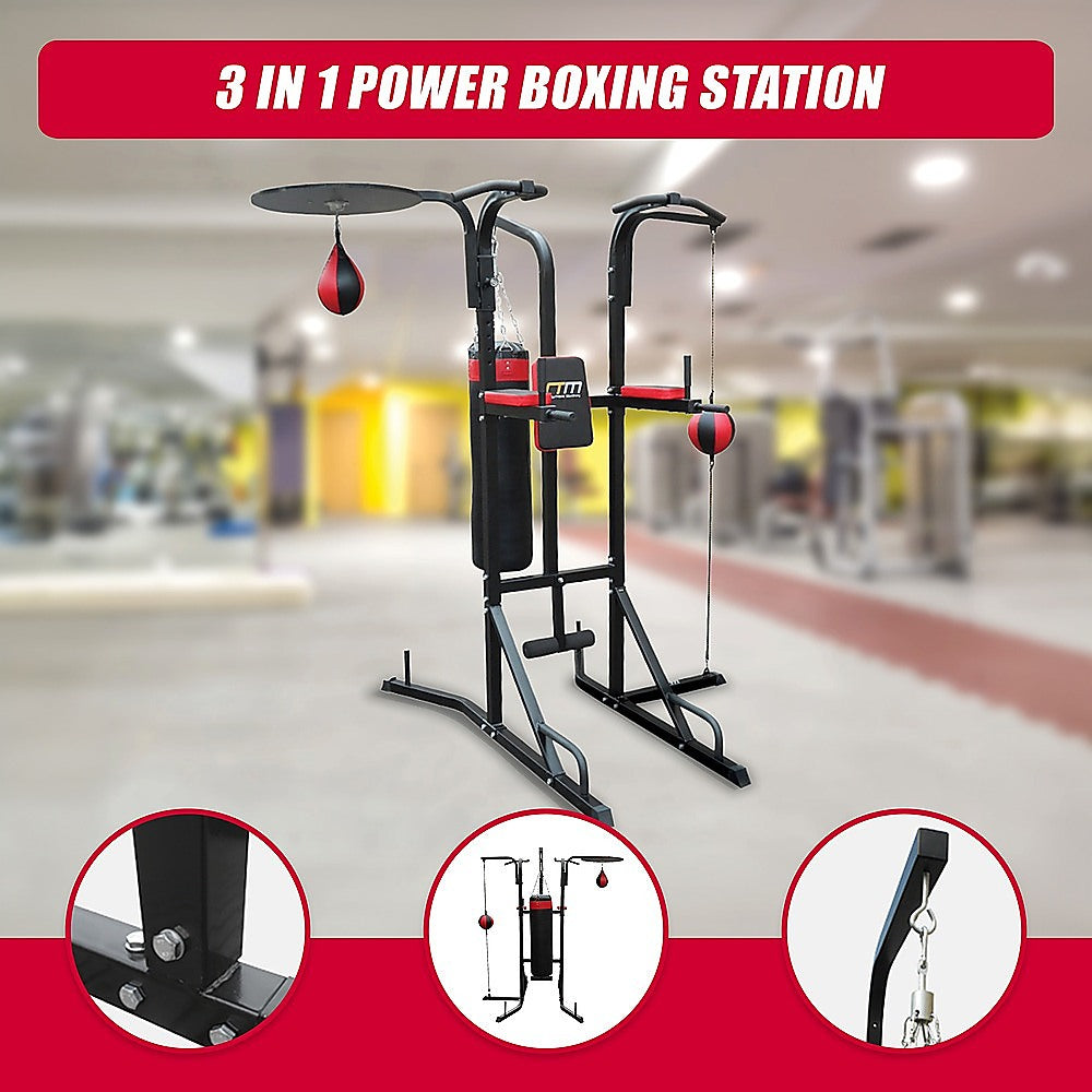 Power Boxing Station with Speed Ball