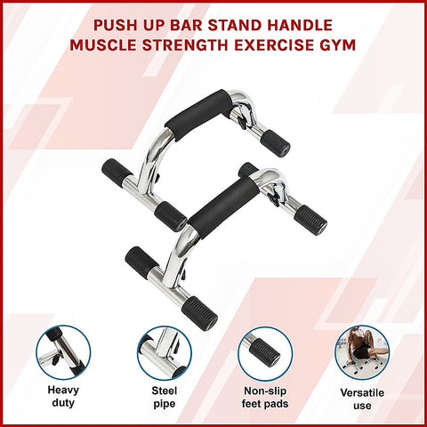 Push Up Bar Stand Handle Muscle Strength Exercise Gym