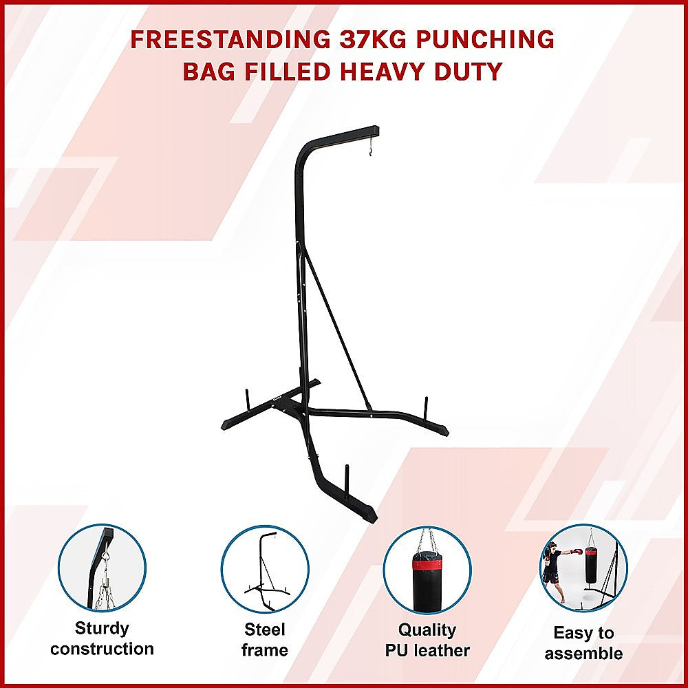 Freestanding 37kg Punching Bag - Heavy-Duty