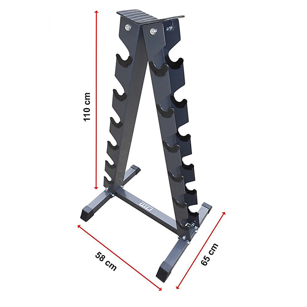 Durable Steel Vertical Dumbbell Rack