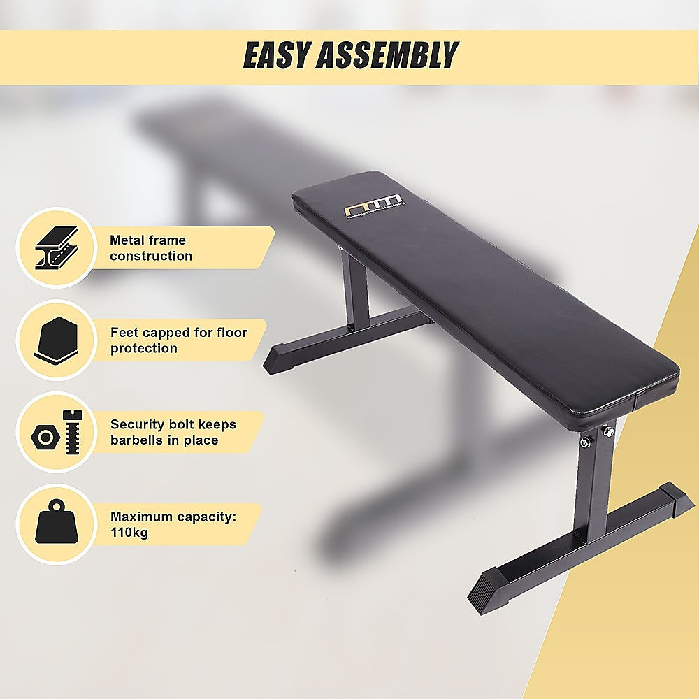 Home Gym Flat Bench for Weightlifting