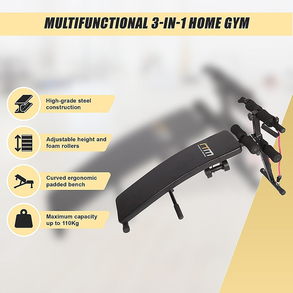 Foldable Incline Sit-Up Bench - Home Gym