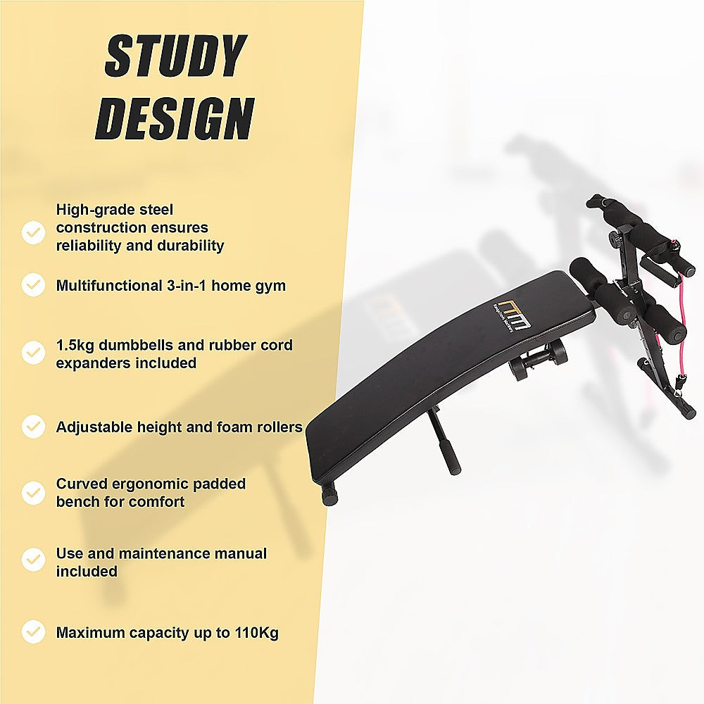 Foldable Incline Sit-Up Bench - Home Gym