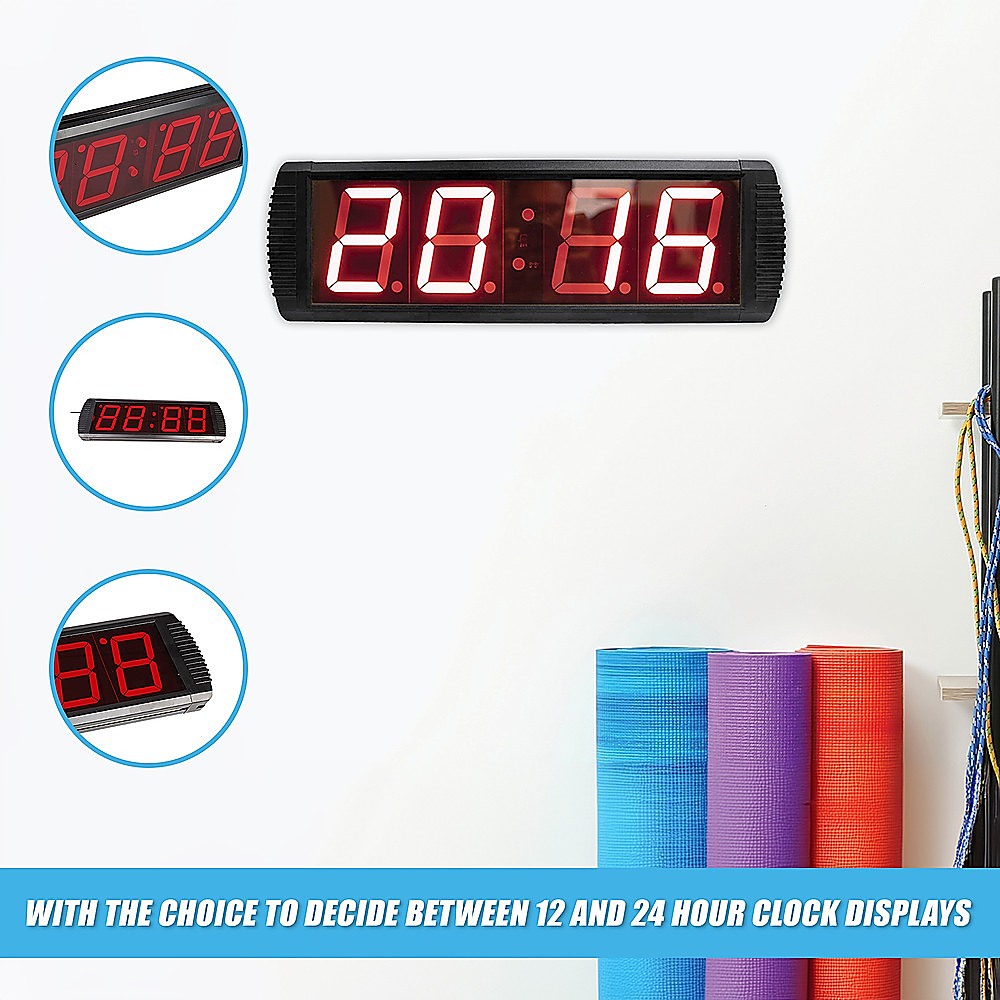 Digital Timer Interval Fitness Clock