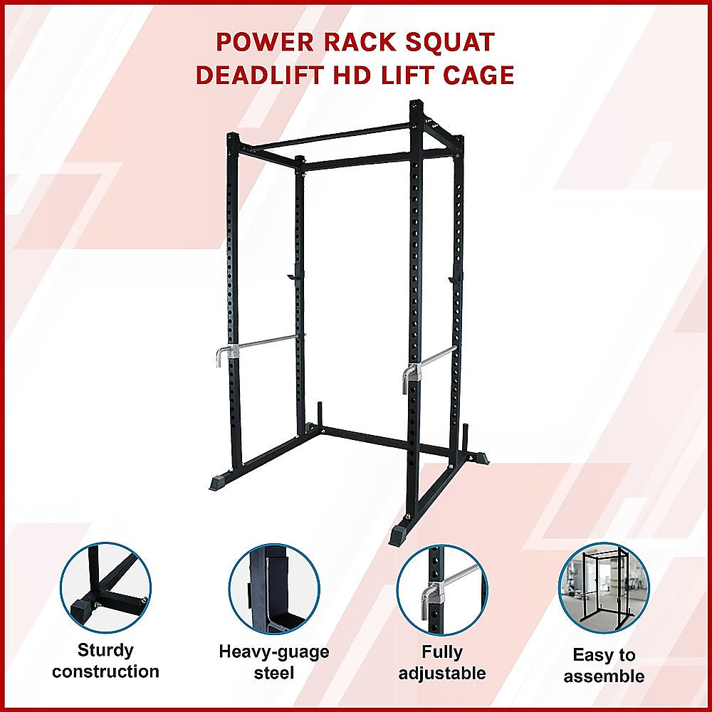 Heavy-Duty Power Rack for Squats & Deadlifts