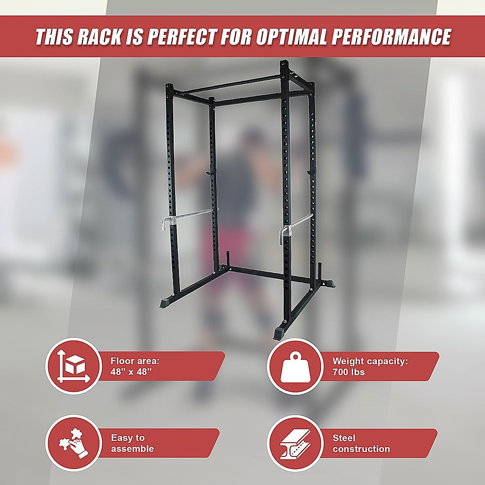 Heavy-Duty Power Rack for Squats & Deadlifts