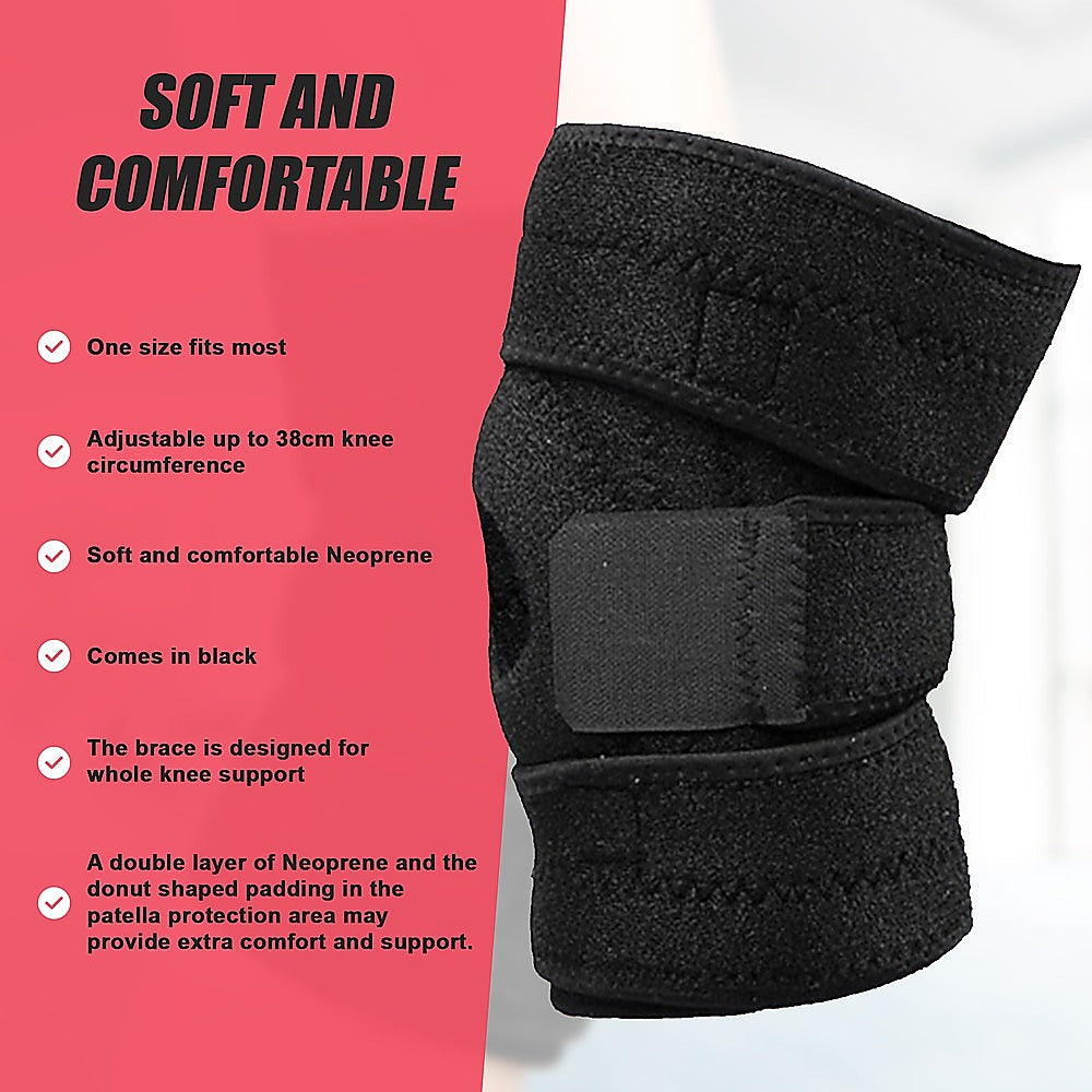 Fully Flexible Adjustable Knee Support Brace