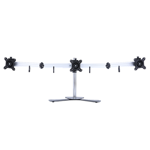 Triple Tilt LCD Monitor Mount Freestanding Desktop Stand