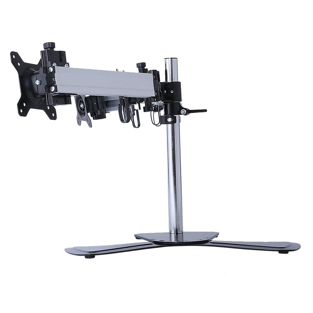 Triple Tilt LCD Monitor Mount Freestanding Desktop Stand