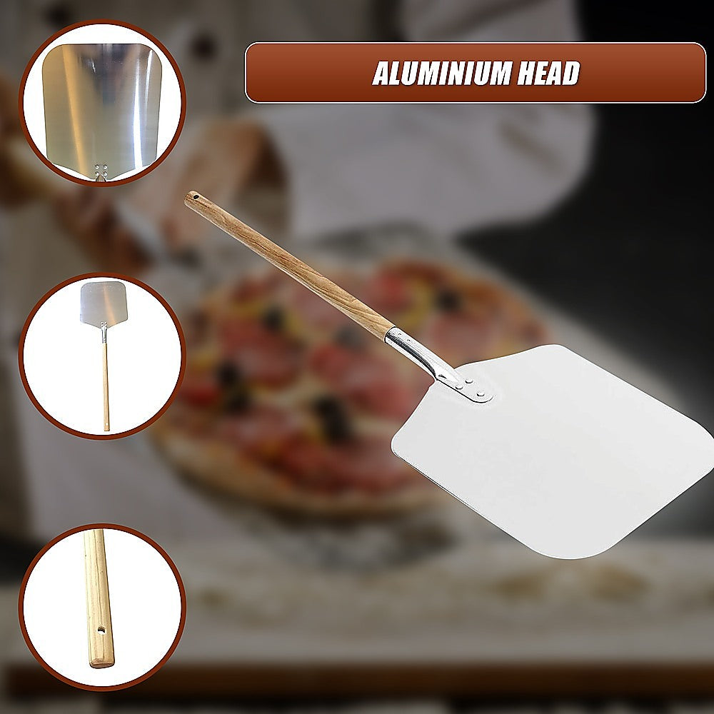 Profesional Pizza Oven Peel Paddle 90Cm Wood Handle