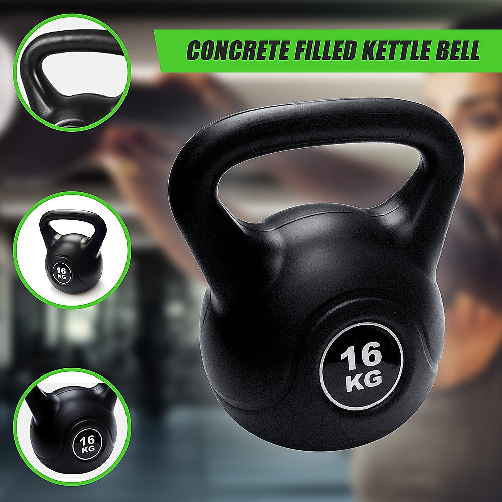 Kettle Bell 16Kg Training Weight Fitness Gym Kettlebell