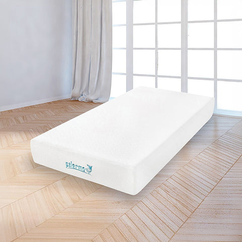 Palermo King Single 25Cm Gel Memory Foam Mattress - Dual-Layered - Certipur-Us Certified