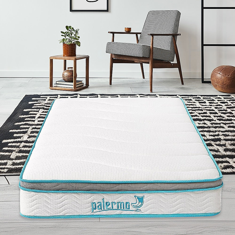 Palermo King Single 20Cm Memory Foam And Innerspring Hybrid Mattress