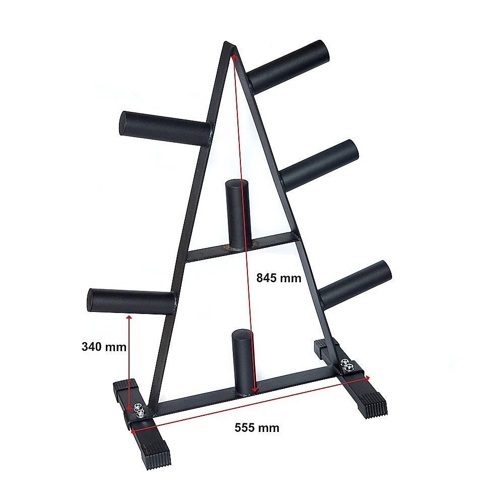 Heavy-Duty Olympic Weight Plate Storage Rack - 250kg