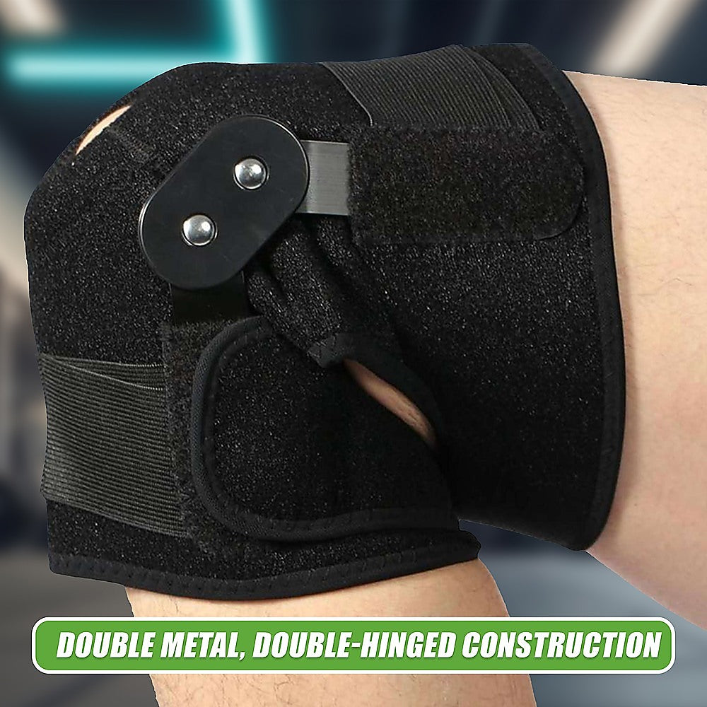 Hinged Full Knee Support Brace Protection Arthritis Injury Sports