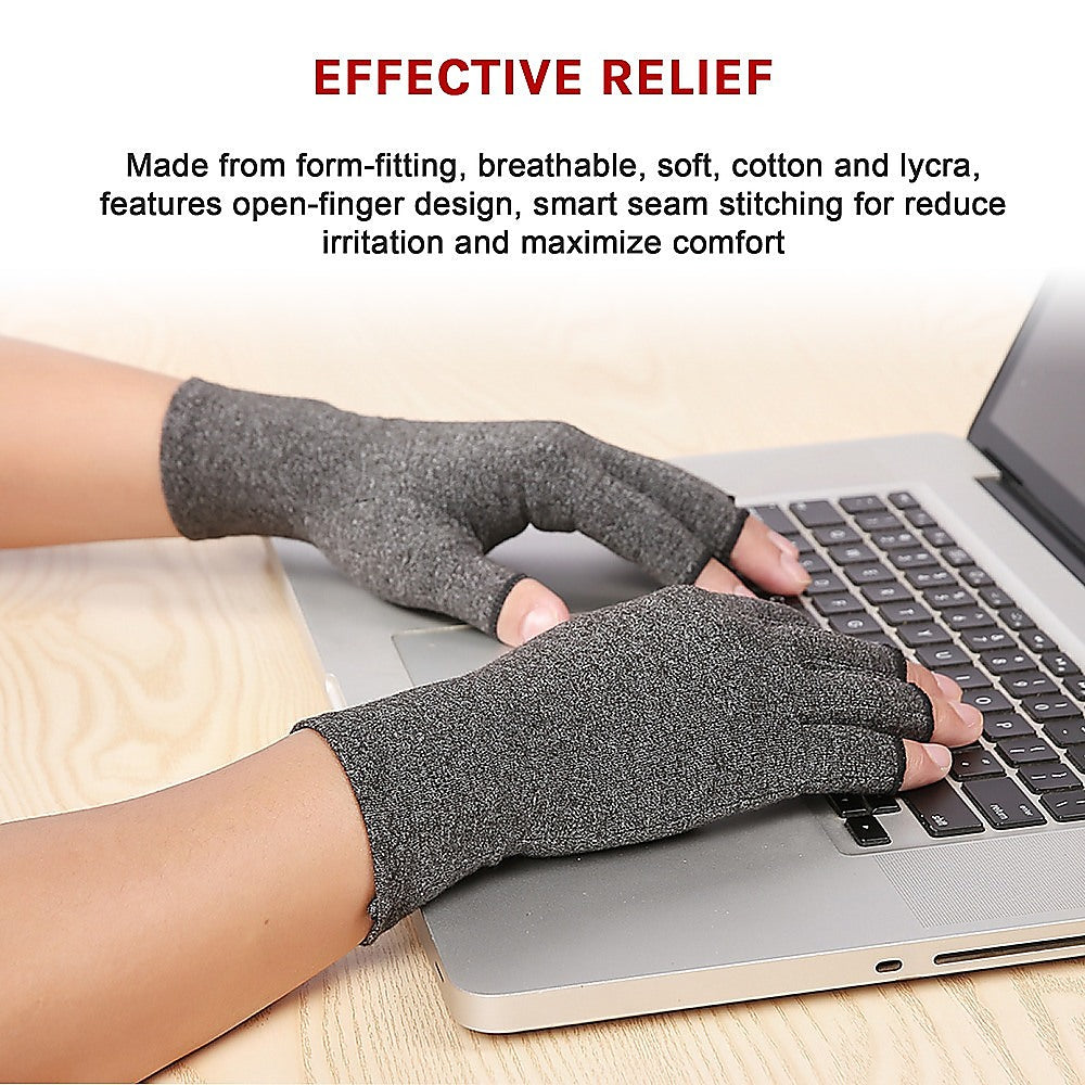 Medium Arthritis Compression Gloves Wrist Support Brace