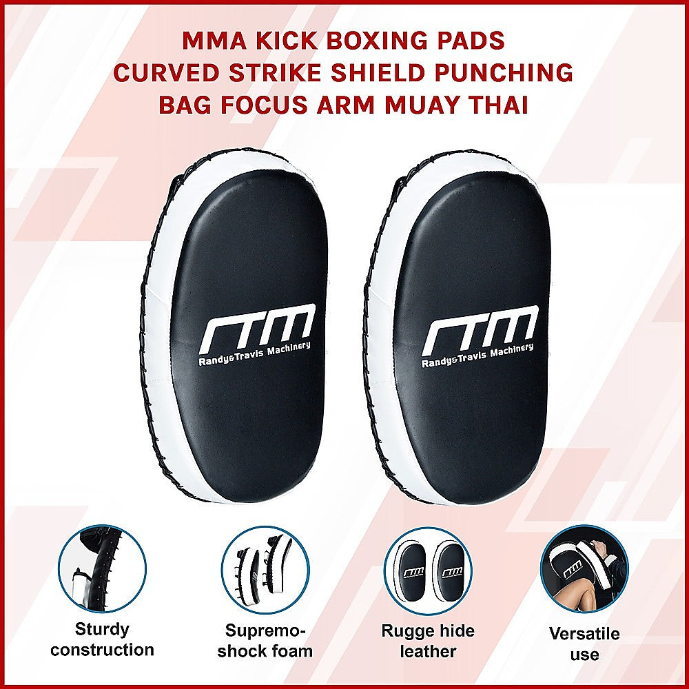 Curved Muay Thai Strike Shield Kick Boxing Pads