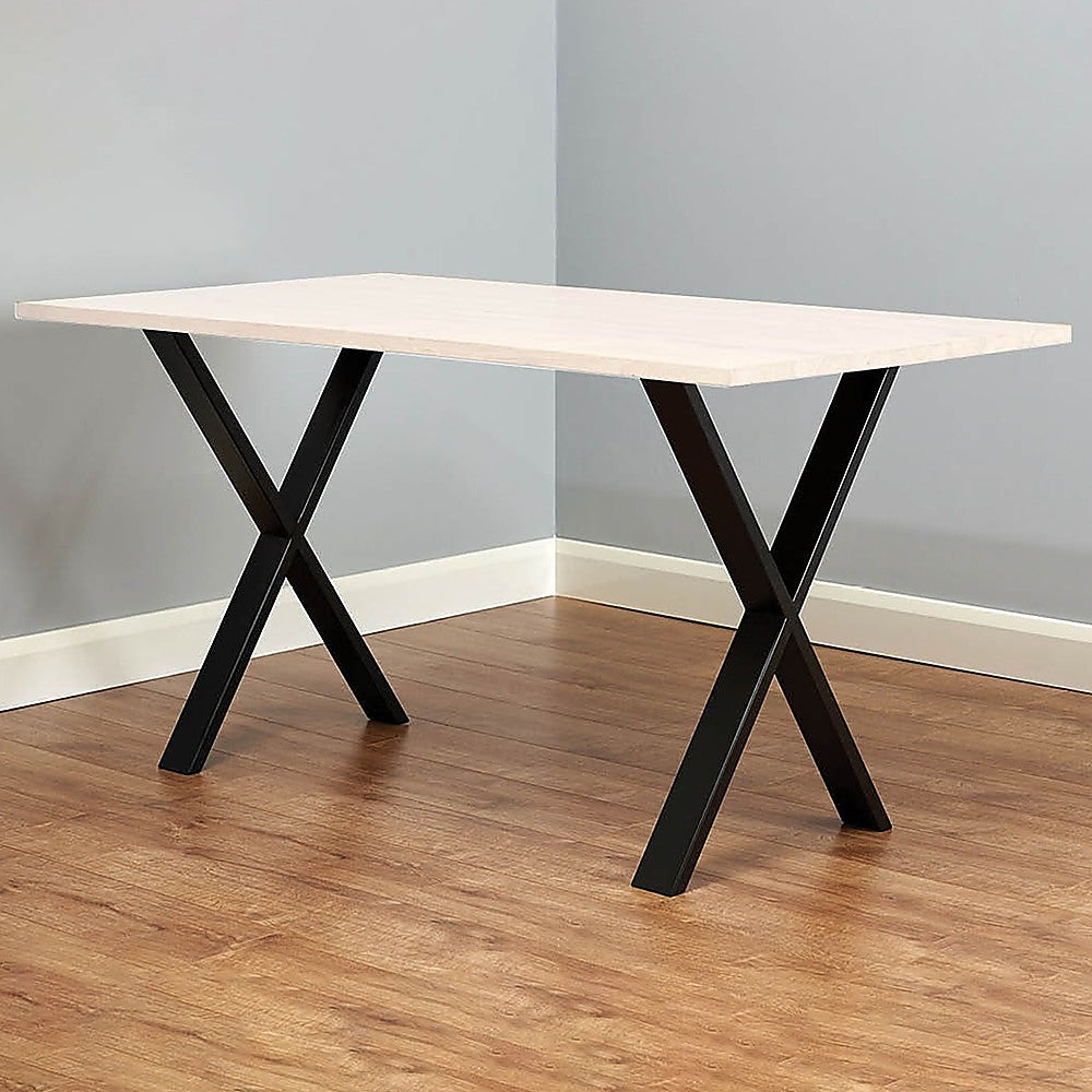 Retro Industrial X-Shaped Table Bench Legs