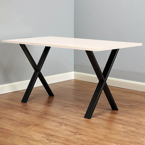 Retro Industrial X-Shaped Table Bench Legs