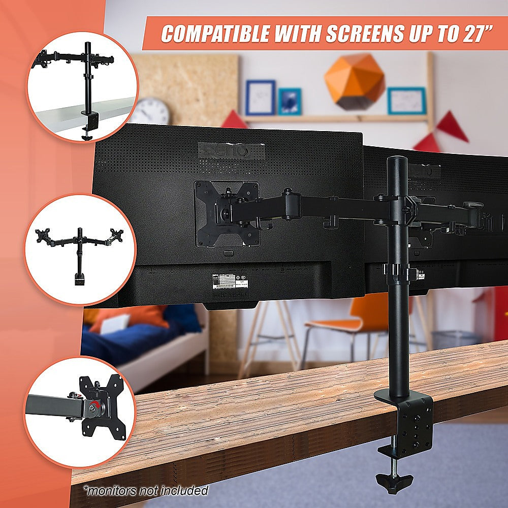 Dual Lcd Monitor Desk Mount Stand