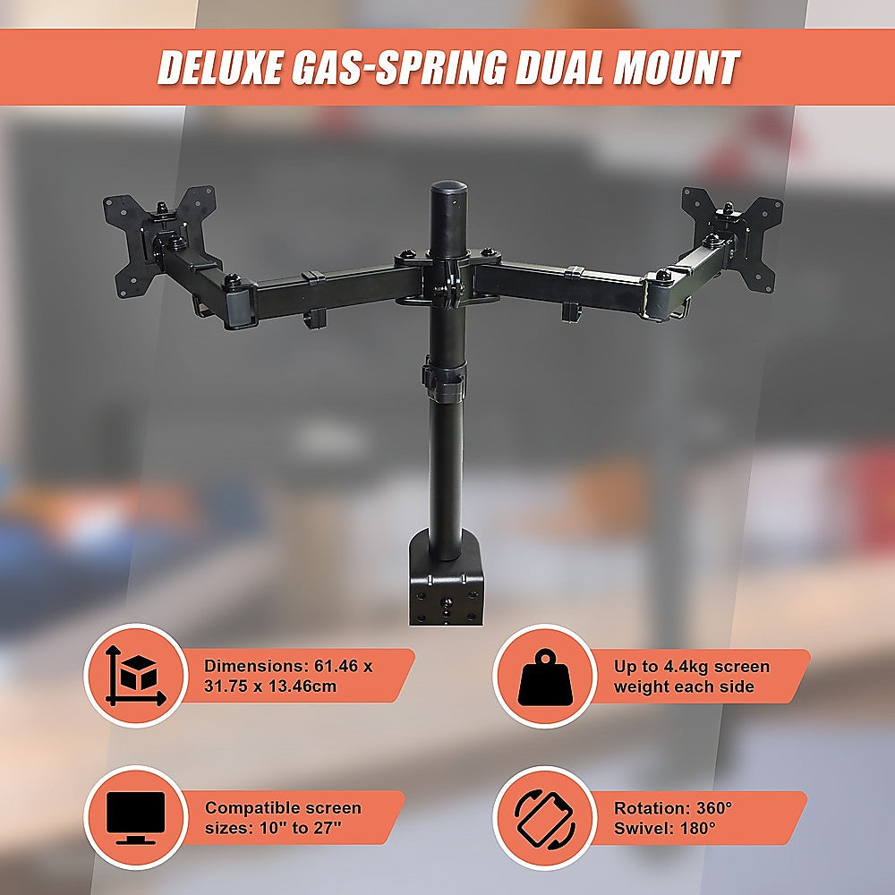 Dual Lcd Monitor Desk Mount Stand