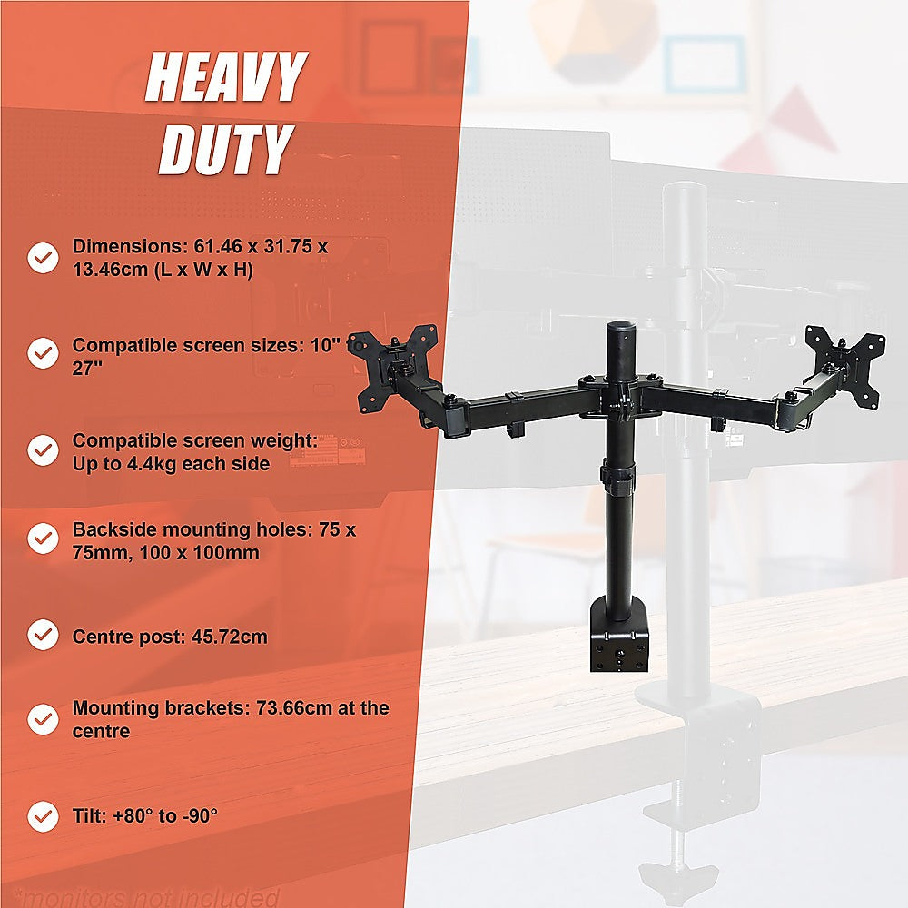 Dual Lcd Monitor Desk Mount Stand