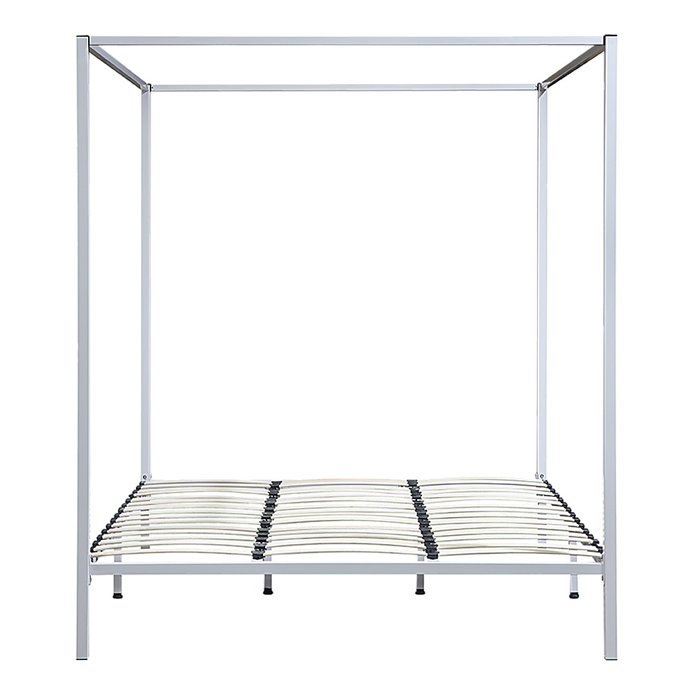 Stylish design 4 Four Poster King Bed Frame-Gold/Cream