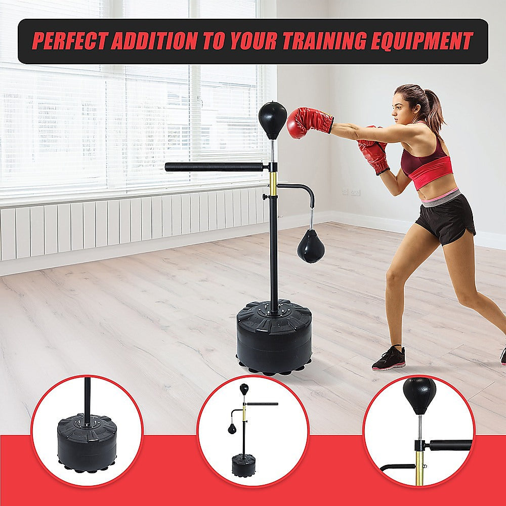 Freestanding Punching Bag with Speedball