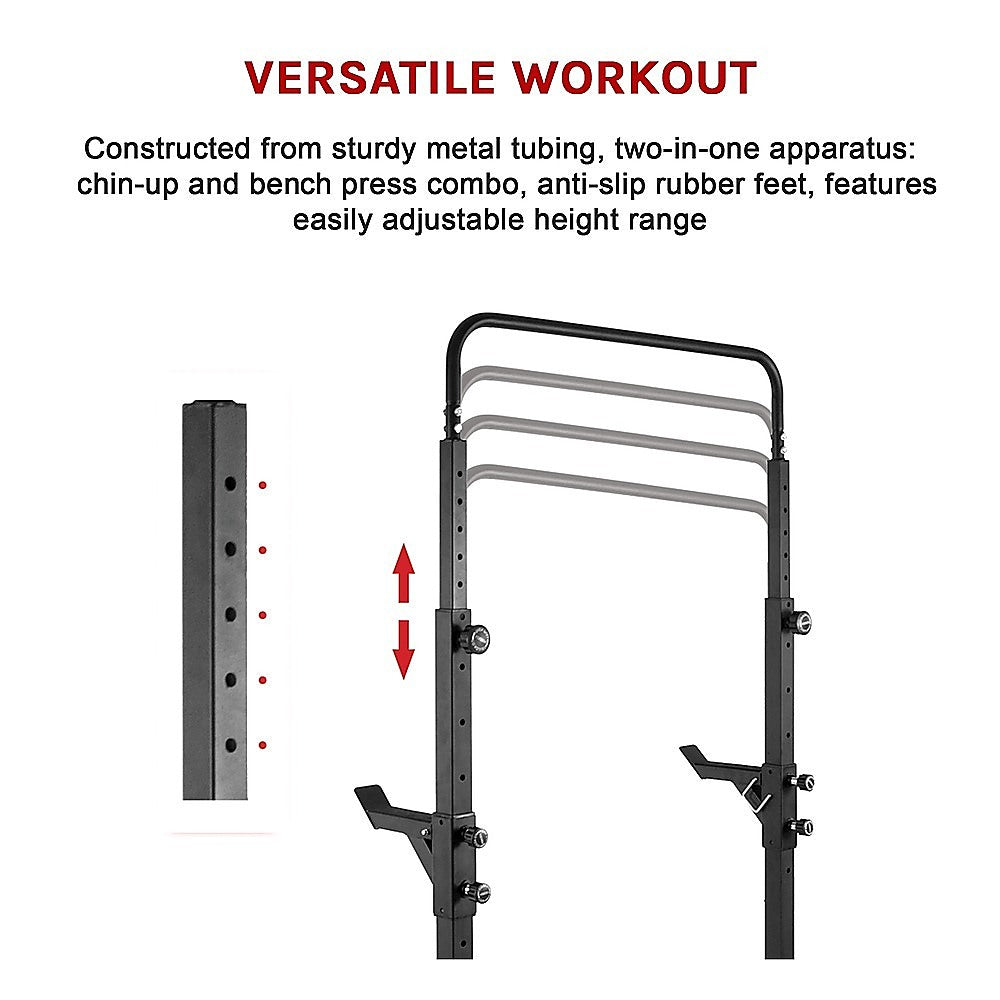 Bench Press Gym Rack with Chin Up Bar