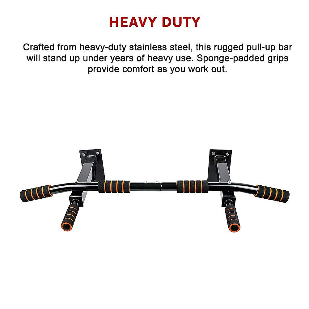 Heavy-Duty Wall/Ceiling Mounted Chin Up Pull Up Bar