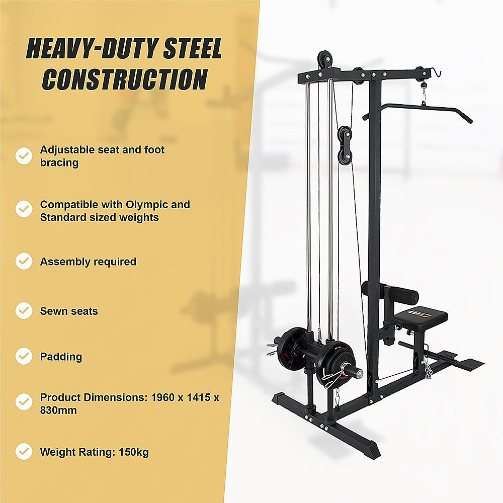 Versatile Lat Pulldown Fitness Machine