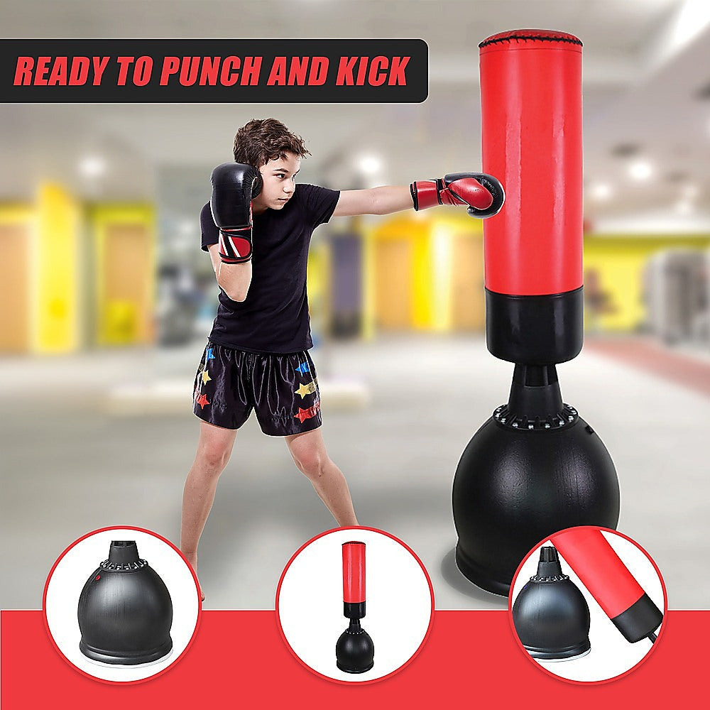 Heavy-Duty Free Standing Boxing Punching Bag - 165CM